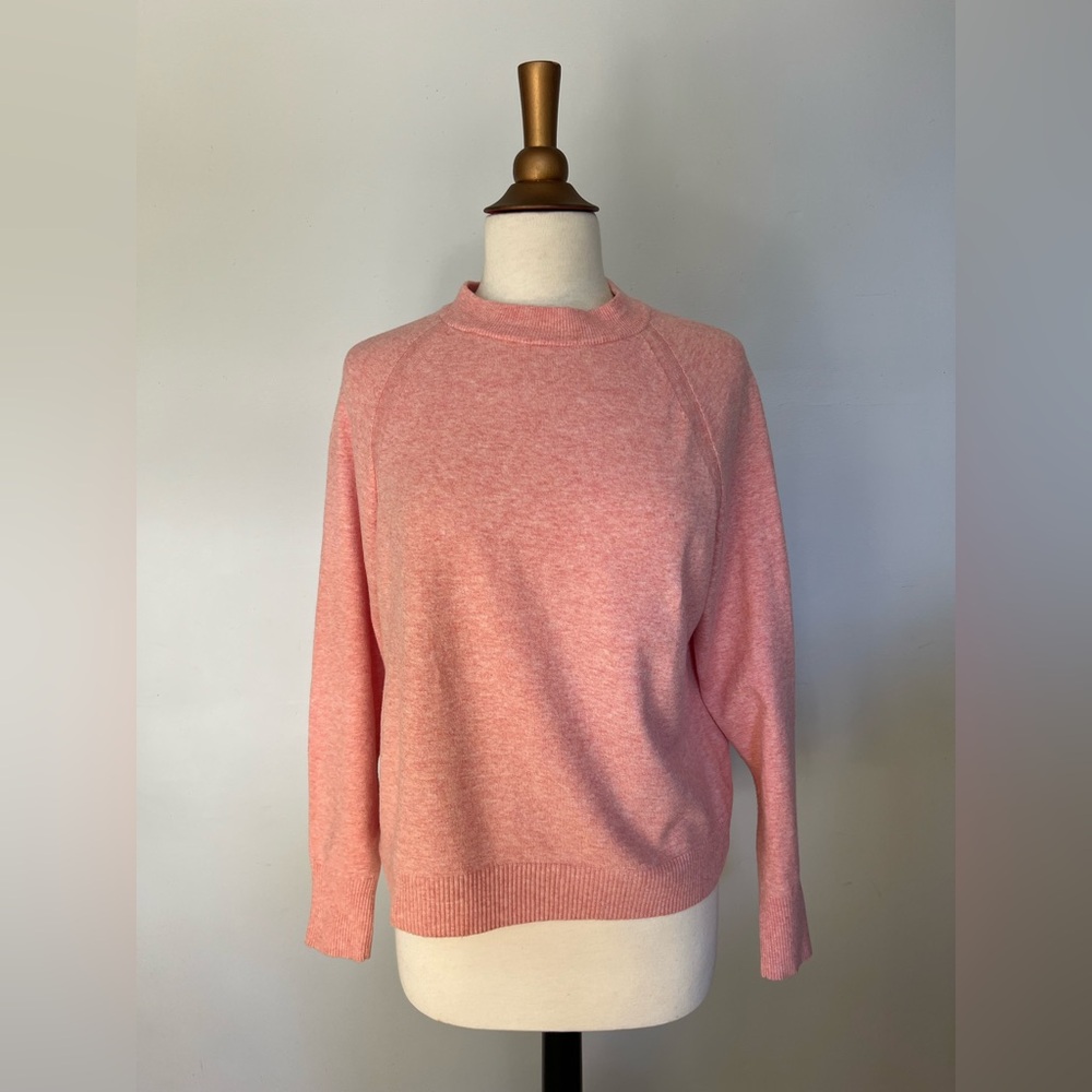 A New Day - Women's slim fit cozy Pink Crew Neck Sweater